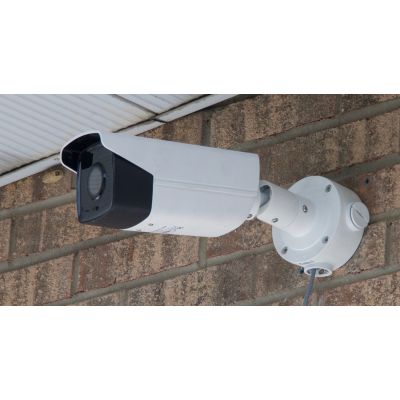 Bolt 4k Security Camera Installed on a wall
